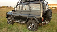 Расширители колёсных арок (БУШВАКЕР) УАЗ HUNTER 70мм комплект (перед нерезаные/зад резаные арки) ТКУ-03/ТКУ-05