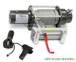 Лебедка электрическая автомобильная СТОКРАТ SD 12.5 SW24, 24V, 6.0 л.с.