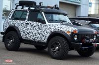 Расширители колёсных арок ВАЗ НИВА 2121 3D (передние 70 мм, задние 70 мм)
