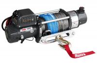 Лебёдка электрическая двухскоростная 12V Runva 12000 lbs 5700 кг (синтетический трос)