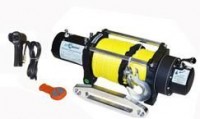 Лебедка электрическая СТОКРАТ HD 9.5 WP, 12V, 6.0 л.с. с синтетическим тросом и радиопультом.