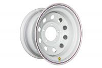 OFF-ROAD Wheels Диск усиленный УАЗ стальной белый 5x139,7 8xR15 d110 ET-24