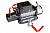 Лебёдка электрическая 12V Electric Winch 12000 lbs 5443 кг (влагозащищенная, чугунный клюз)