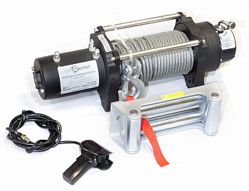 Лебедка электрическая автомобильная СТОКРАТ HD 9.5 WP, 12V, 6.0 л.с.