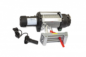 Лебедка электрическая индустриальная СТОКРАТ HD 15.5 WP, 12V, 6.8 л.с.