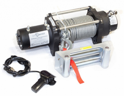 Лебедка электрическая автомобильная СТОКРАТ HD 9.5 WP, 12V, 6.0 л.с.