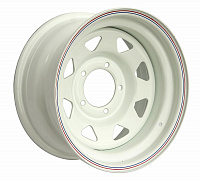 Диск колесный для УАЗ белый 16x8 5/139,7 ET-19 (треуг. мелкий)
