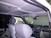 Консоль потолочная для установки р/c УАЗ Патриот 2007-2013, вырез под р/c 140х40 мм, серая
