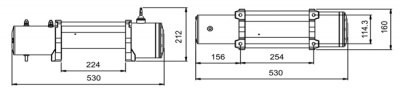 Лебёдка автомобильная электрическая 12V CM9000