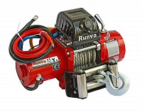 Лебёдка Runva 12V электрическая 9500 lbs 4350 кг короткий барабан