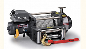 Лебёдка Runva 12V электрическая (индустр.) 15000 lbs 6800 кг