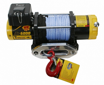 Лебедка ATW-6000 Performance 12В с синтетическим тросом