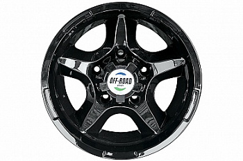Диск НИВА литой черный 5x139,7 8xR15 d108 ET-27
