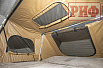 Палатка на крышу автомобиля РИФ Hard RT03-140, корпус черный, тент песочный