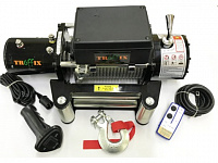 Лебёдка автомобильная электрическая Troffix TX10000 (4540кг) (12V). Стальной трос