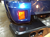 Бампер задний силовой РИФ УАЗ Патриот Пикап с фаркопом и фонарями стандарт