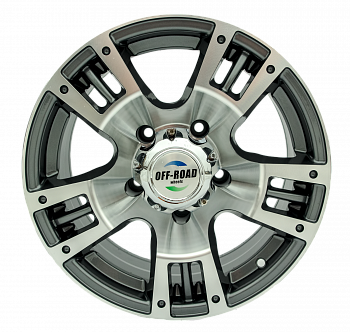 Диск литой для УАЗ серый 5x139,7 8xR16 d110 ET0