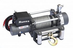 Лебёдка Runva 24V электрическая (индустр.) 15000 lbs 6800 кг (c пневмороспуском)