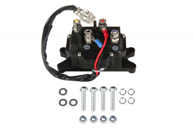 Лебёдка электрическая 12V Runva 3500A lbs 1588 кг (синтетический трос)
