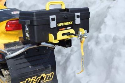 Лебедка переносная в коробке Winch2G 4000 электрическая 12В  с синтетическим тросом