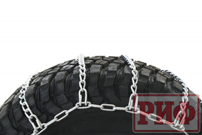Цепи противоскольжения РИФ 4х4 "лесенка" 25 мм, 325/60R20, 35x12.5R17 (к-т 2 шт.)