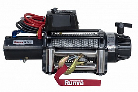 Лебёдка электрическая 24V Runva 12500 lbs 5720 кг (влагозащищенная) съемный блок