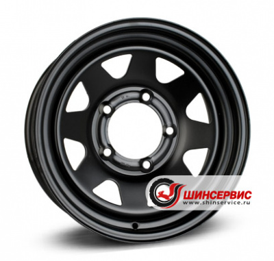 Диск стальной для УАЗ DOTZ 4X4 STAHLRADER Dakar dark R15 / 6J PCD 5x139.7 ЦО 110  ET 0