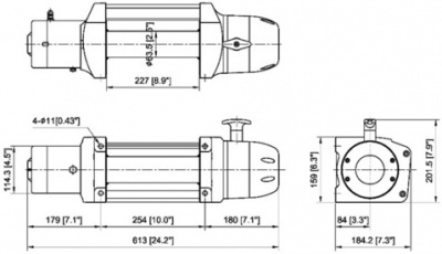 Лебедка автомобильная электрическая COMEUP Seal Gen2 12.5s (12В)
