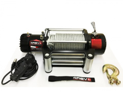 Лебедка автомобильная 4REVO SRX 12000 12В стальной трос