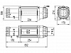 Лебедка MASTER WINCH Е-серии 9500 12v (тяговое усилие до 4310 кг) с стальным тросом