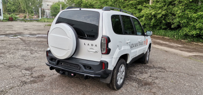 РИФ Бампер РИФ силовой задний/защита штатного бампера Lada Niva Travel с возможностью установки фаркопа