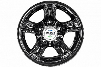 Диск НИВА литой черный 5x139,7 8xR15 d108 ET-25