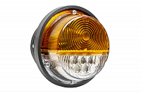 Фонарь передний жёлтый для УАЗ (диод+лампа 12В)