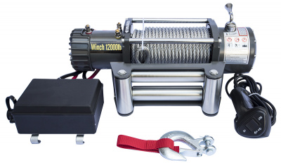 Лебёдка автомобильная электрическая 12V CM12000