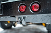 Бампер РИФ задний силовой для ГАЗ Соболь с квадратом под фаркоп, калиткой и фонарями