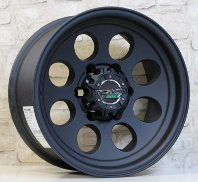 Диск литой PDW FS3 черный матовый 5x139.7 8xR16 D108.2 ЕТ-18