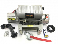 Лебёдка автомобильная электрическая Troffix TX12000i (5433кг) (12V). Стальной трос