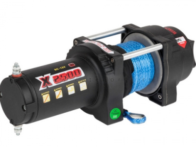 Лебёдка для квадроцикла электрическая с синт. тр. MWX2500S/12V