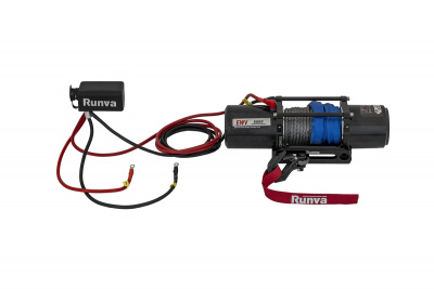 Лебёдка автомобильная электрическая 12V Runva EWV6000SSR 2722 кг (синтетический трос)